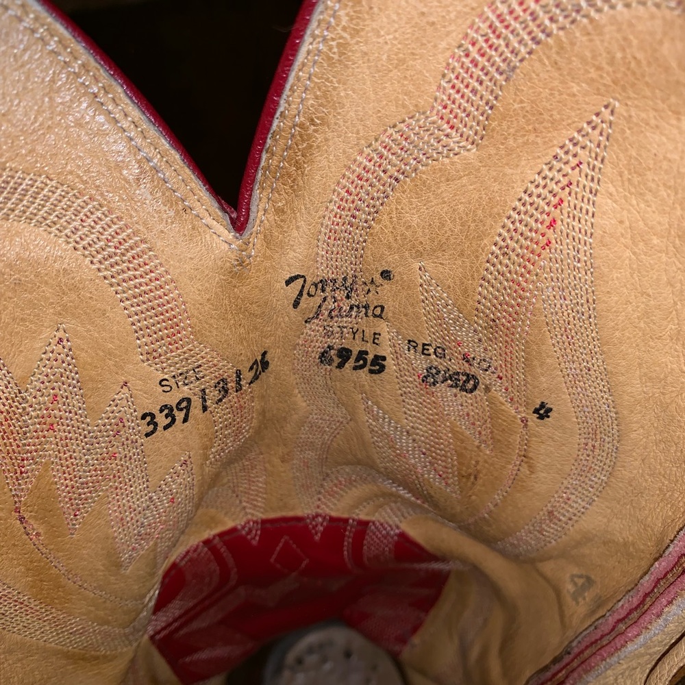 Tony Lama Cowboy Boots - Picture 7 of 8